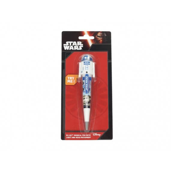 Stylo Star Wars - R2-D2 Lumineux Sonore Rotatif 20cm