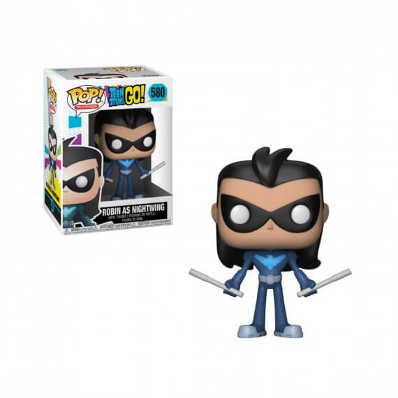 Figurine DC Comic Teen Titans Go - Robin As Nightwing Pop 10cm