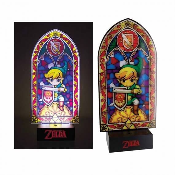 Lampe Zelda Legend Of Zelda - Link Vitrail 25cm