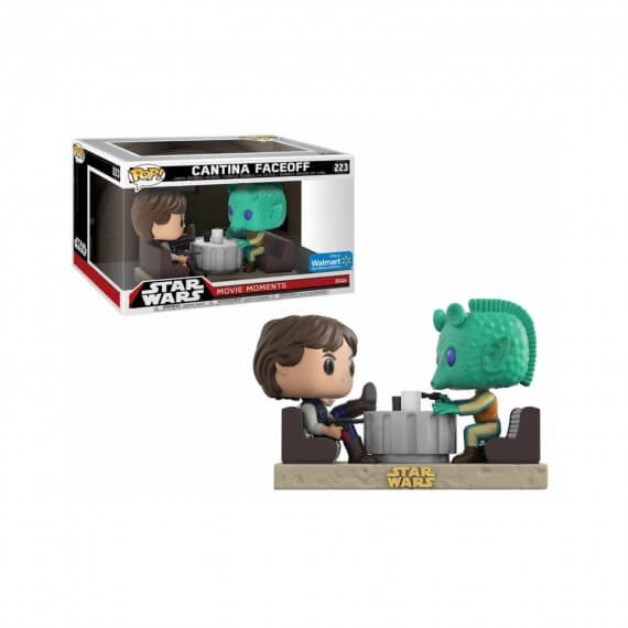 Figurine Star Wars - Han Solo & Greedo Cantina Movie Moments Pop 18cm