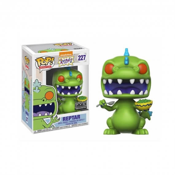 Figurine Nickelodeon Razmoket - Reptar Cereal Bowl Exclu Pop 10cm