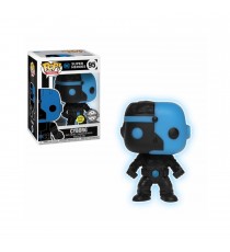 Figurine DC Comics - Cyborg Glow In The Dark Justice League Silhouette Exclu Pop 10cm