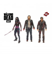 Figurine Walking Dead - 3 Pack Heroes 13Cm