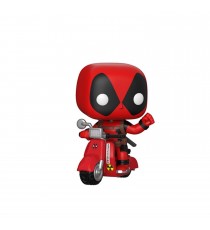 Figurine Marvel - Deadpool Rides On Scooter Pop Rides 10cm