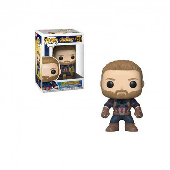 Figurine Marvel Infinity War - Captain America Pop 10cm