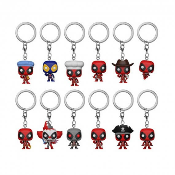 Porte Clé Marvel Deadpool Pocket Pop - 1 sachet au hasard