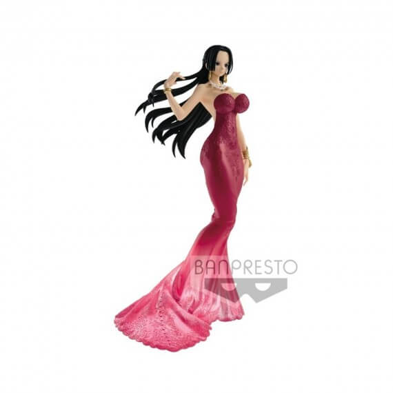 Figurine One Piece - Boa Hancock Robe Rose Lady Edge Wedding 25cm