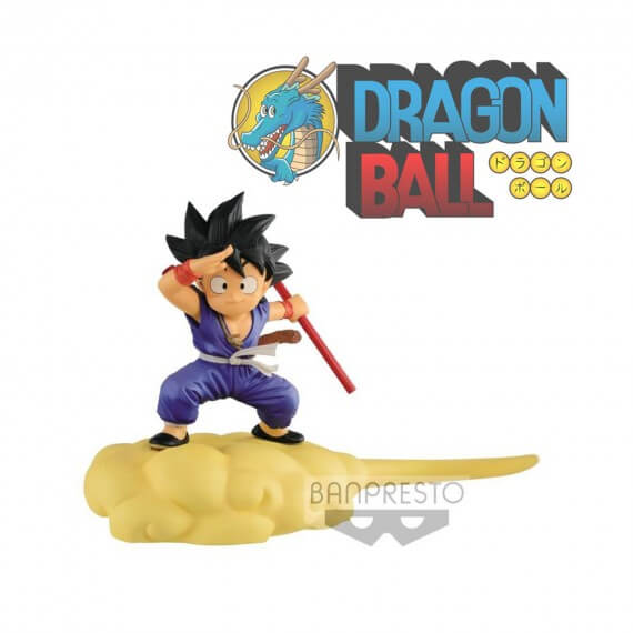 Figurine DBZ - Son Goku Young On Kinto-Un Violet Pure Heart Series 13cm