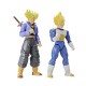 Maquette DBZ - Set Trunks Super Saiyan & Vegeta Super Saiyan Figure-Rise 14cm