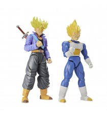 Maquette DBZ - Set Trunks Super Saiyan & Vegeta Super Saiyan Figure-Rise 14cm