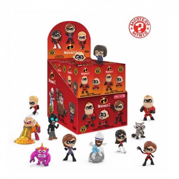 Figurine Disney Incredibles 2 Variant Mystery Minis - 1 Boîte Au Hasard