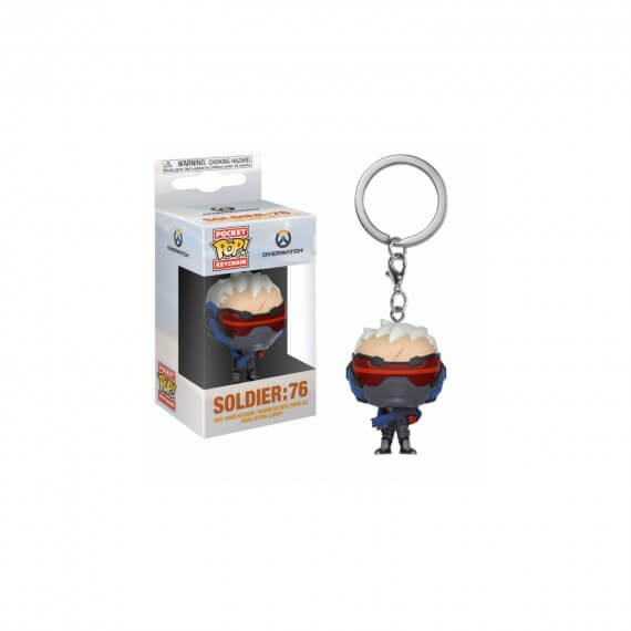 Porte Clé Overwatch - Soldier 76 Pocket Pop 4cm