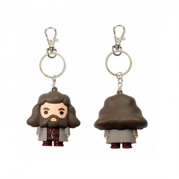 Porte clé Harry Potter - Rubeus Hagrid Gomme 3D 7cm