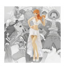 Figurine One Piece - Nami Lady Edge Wedding Robe Blanche 23cm