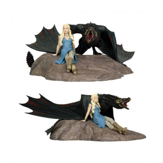 Figurine Game of Thrones - Daenerys & Drogon Deluxe 35x45cm