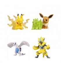 Set De 4 Gashapon Pokemon - Capsule Act Movie 2018 4cm