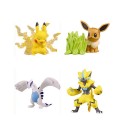 Set De 4 Gashapon Pokemon - Capsule Act Movie 2018 4cm