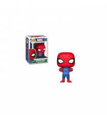 Figurine Marvel - Christmas Spider-Man Pop 10cm