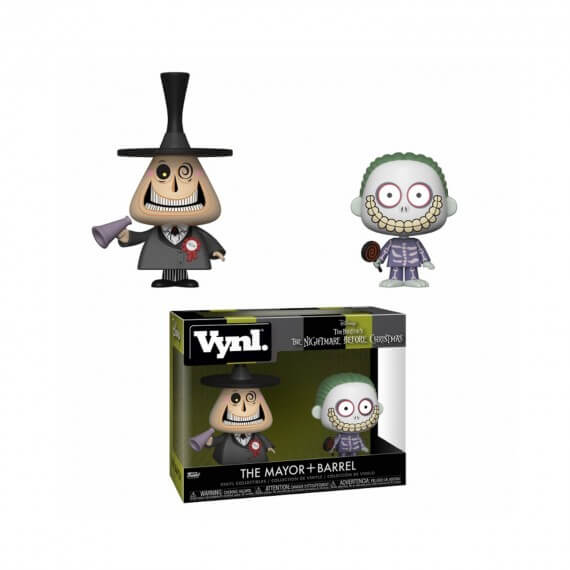 Figurine Disney - 2Pack Nbx Mayor & Barrel Vynl 10cm