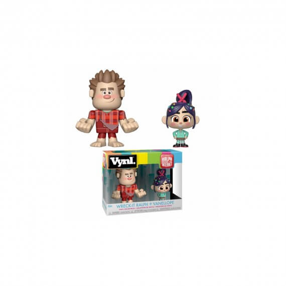 Figurine Disney Le Monde De Ralph 2 - Ralph Et Vanellope Vynl 10cm