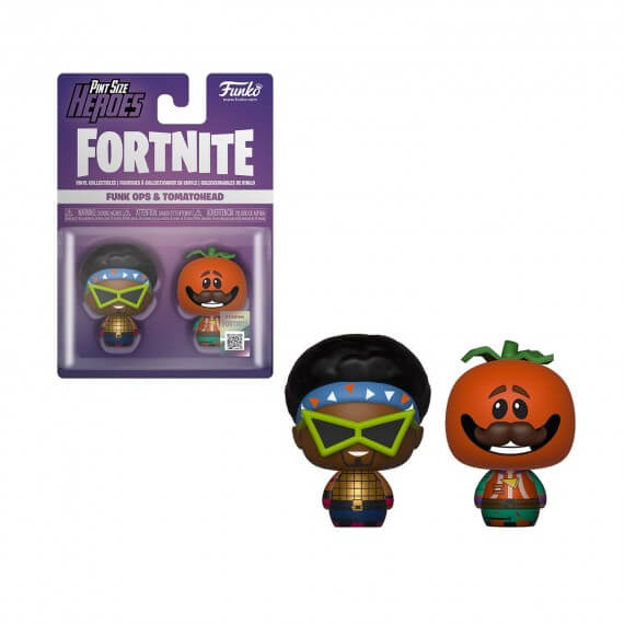 Figurine Fortnite - 2 Pack Funkops & Tomatohead Pint Size Heroes 4cm