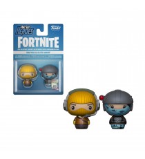 Figurine Fortnite - 2 Pack Raptor & Elite Agent Pint Size Heroes 4cm