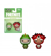 Figurine Fortnite - 2 Pack Rex & Tricera Ops Pint Size Heroes 4cm