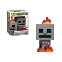 Figurine Minecraft - Skeleton In Fire Exclu Pop 10cm