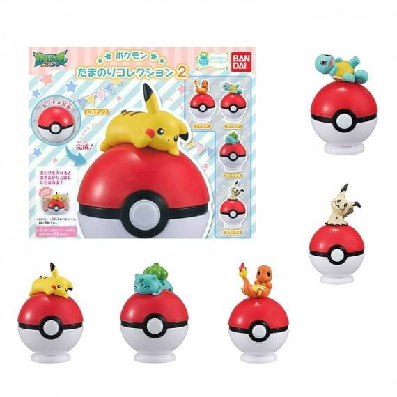 Set De 5 Figurines Pokemon Pokeball Collection 2