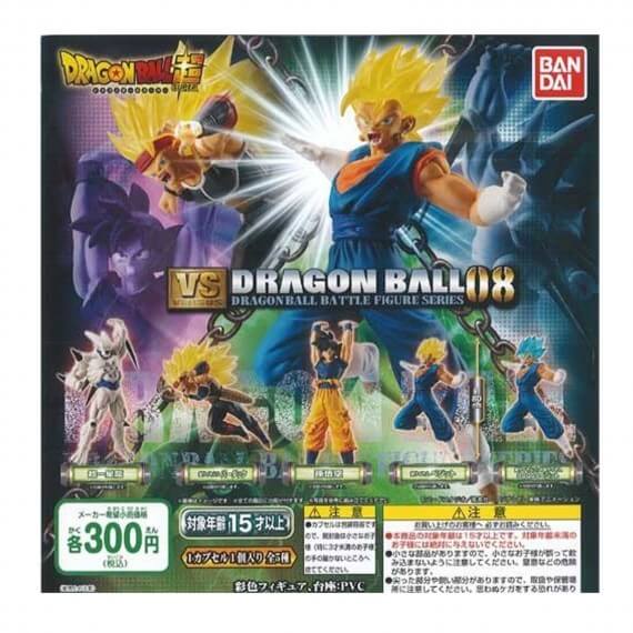 Set De 5 Gashapon DBZ - Dragon Ball Super VS Dragon Ball Vol 8 5cm