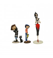 Set 4 Figurines Coraline 11cm