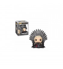 Figurine Game Of Thrones - Daenerys Targaryen On Iron Throne Pop 15cm