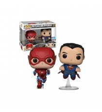 Figurine DC Justice League - 2-Pack Flash & Superman Exclu Pop 10cm