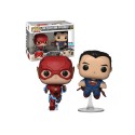 Figurine DC Justice League - 2-Pack Flash & Superman Exclu Pop 10cm