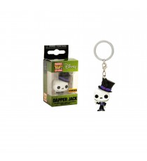 Porte Clé NBX - Dapper Jack Skellington Exclu Pocket Pop 4cm