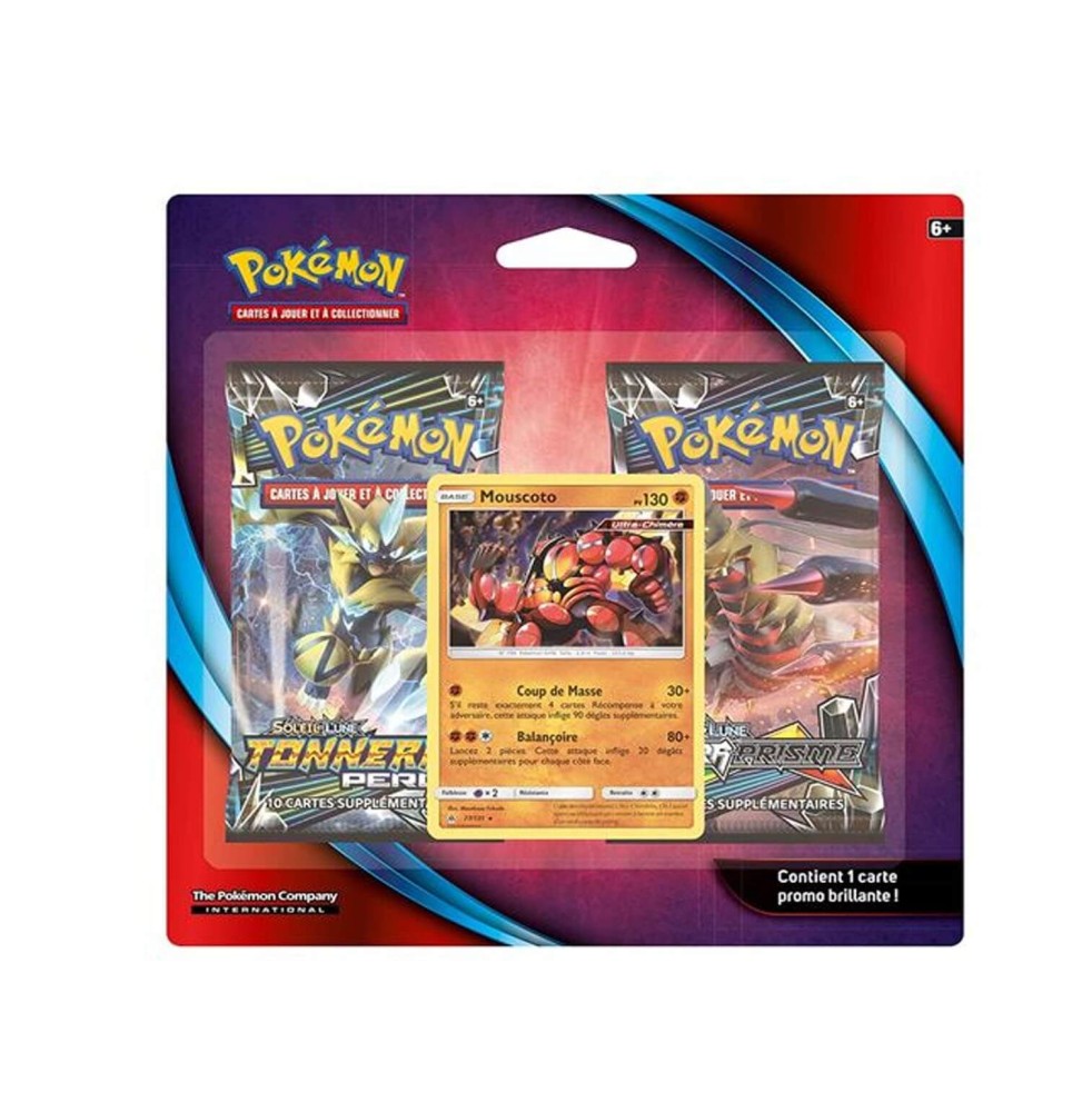 Pokemon - Pack 2 Booster + 1 Carte Promo