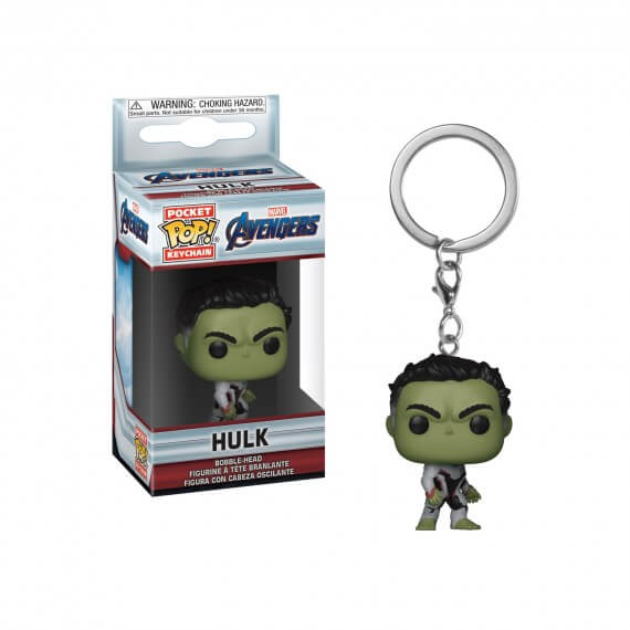 Porte Clé Marvel Avengers Endgame - Hulk Pocket Pop 4cm