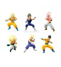 Set De 6pcs Gashapon DBZ - Action Pose Part 2 Hg Plus 5cm