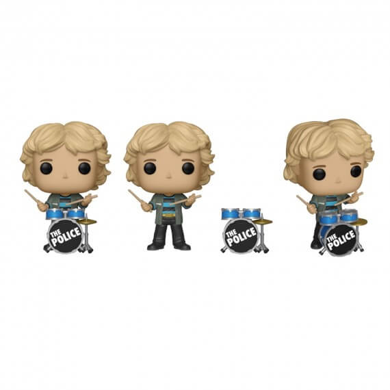 Figurine Rocks The Police - Stewart Copeland Pop 10cm