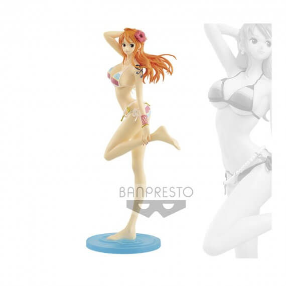 Figurine One Piece - Walk Style Nami Ver B Glitter & Glamours 25cm