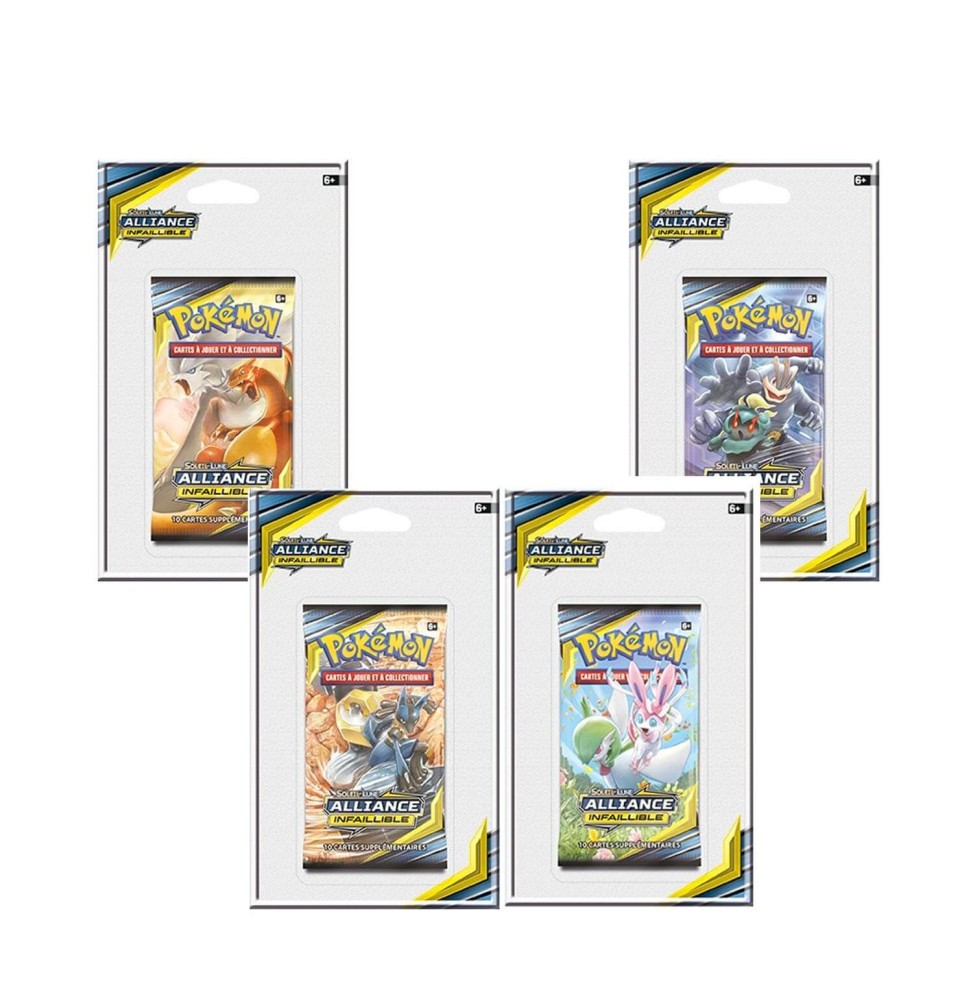 Pokemon - Booster Blister Lune et Soleil Alliance Infaillible - Modele Aleatoire