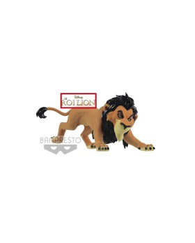 Figurine Disney - Roi Lion Scar Fluffy Puffy 7cm