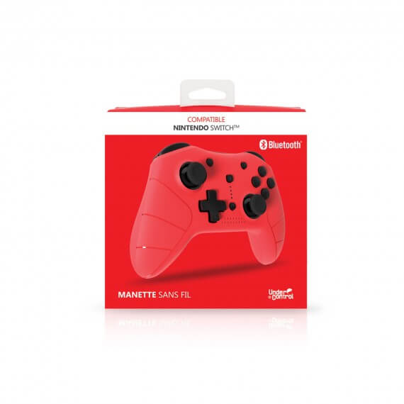 Manette pro Rouge Sans fil Compatible Switch