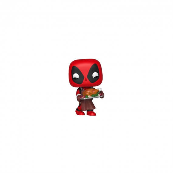 Figurine Marvel Holiday - Deadpool With Turkey Pop 10cm