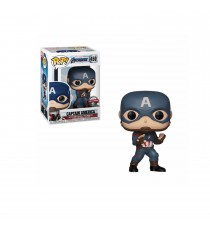 Figurine Marvel Avengers Endgame - Captain America Blue Costume Exclu Pop 10cm