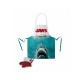 Tablier + Gant De Cuisine Jaws Affiche