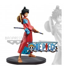 Figurine One Piece - Monkey D Luffy Grandline Men Wanokuni Vol 1 16cm