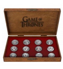 Set de 10 Pins Game Of Thrones - Emblemes des Familles