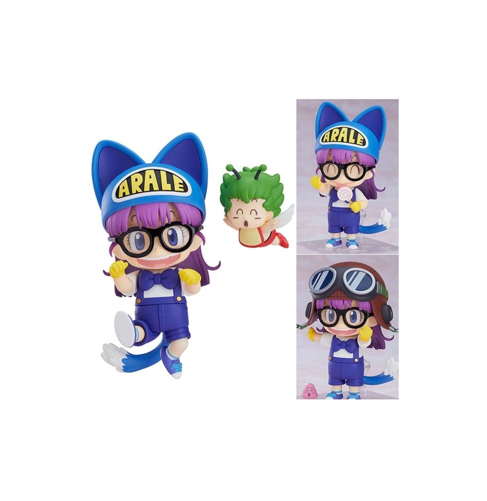 Figurine Dr Slump - Arale Cat Ears And Nikochan Nendoroid 10cm