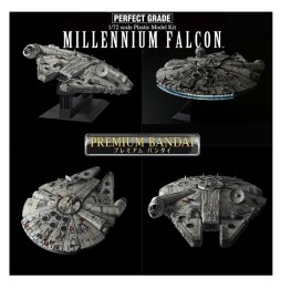 Maquette Star Wars - Millenium Falcon Premium Deluxe PG 1/75 Edition Led 48cm